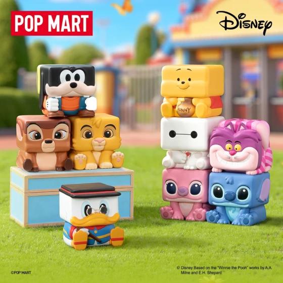 POPMART泡泡玛特迪士尼经典POP CUBE-3系列手办盲盒